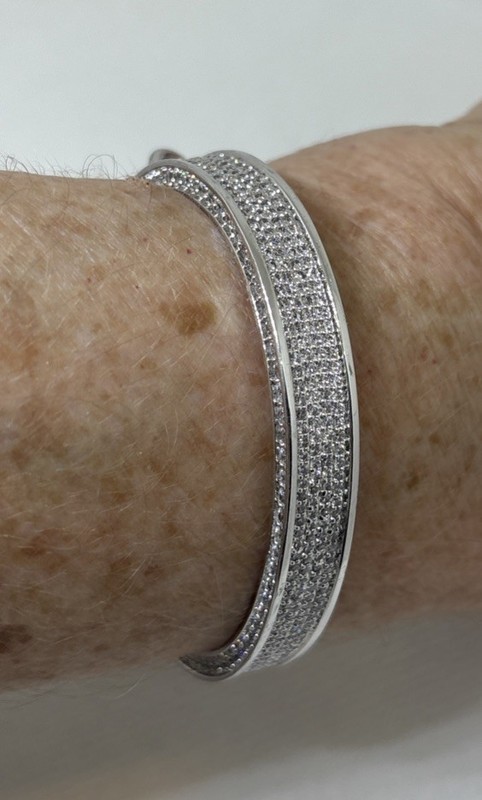 Eddie Borgo Pave’ Zenith Cuff Bracelet EUC NF gallery