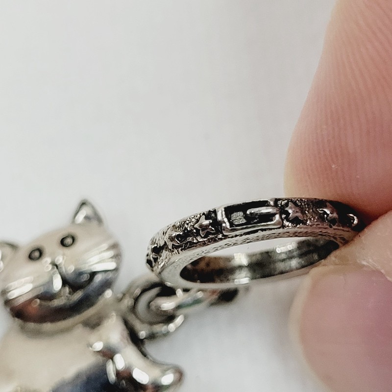 Premier Designs Two Tone Link Bracelet Cat Dog Pet Paw Prints Toggle Closure gallery
