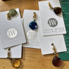 John Wind Studio Birthstone Charms Bracelet Maximal Art Jewelry New Multi Colors