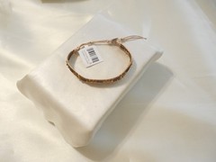 Department Store 7-9 “Adjustable Beaded Macrame Button Clasp Bracelet WW303
