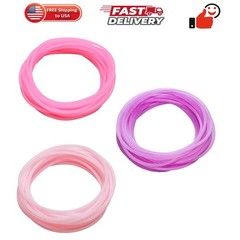 60PCS Colorful Silicone Jelly Bracelets, Luminescent Rainbow Wristband, 80s N…