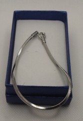 2-5mm Square Snake Stainless Bracelet Steel Unisex 7.50 – 8.0 inches