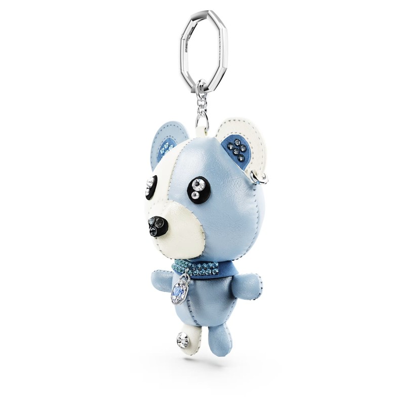 Swarovski Crystal Teddy Bag Charm, Bear, Blue, Rhodium Plated 5733771 gallery