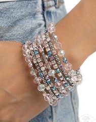 Paparazzi Sizzling Stack – Multi – Beads – Rhinestones – Wrap Style Infinity Bra