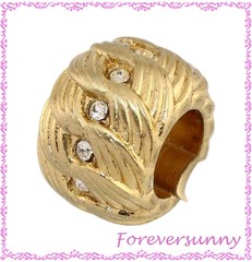 Brighton Splendid Gold Crystal Bead Spacer