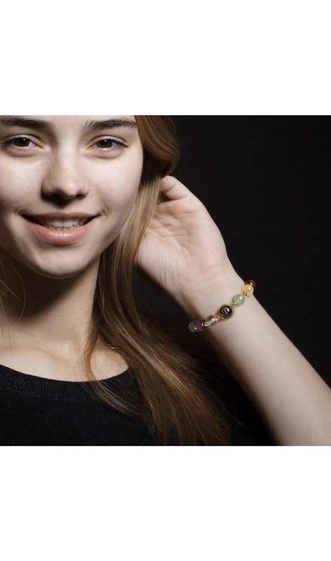 Aries Zodiac Bracelet Crystal Beaded Stretch Horoscope Gift FREE Ship gallery