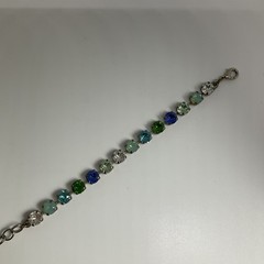 NOT Sabika Crystal Fun Size Bracelet Greens Blues