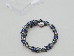 Alex and Ani ” Splendor ” Twilight Crystal Vintage 66 Silver Wrap Bracelet ✨️