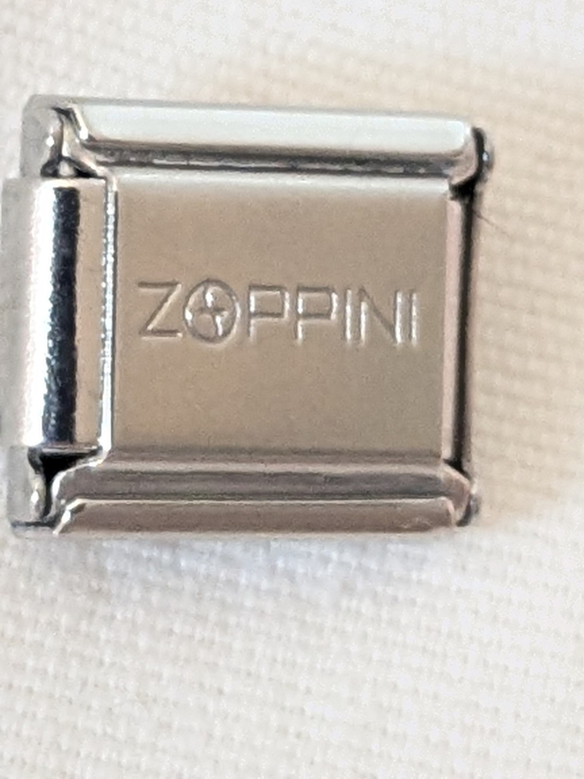 Authentic Zoppini April Birthstone Stone Bar 9mm Italian Charm K16 gallery