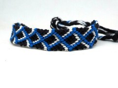 Bracelet Craft Macrame ” August ” Nº 6 IN Thread of Cotton