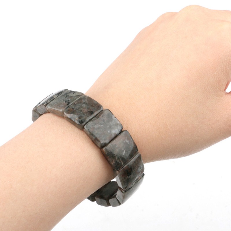 1pc Natural Yooperlite Bracelet Halloween Stone Bracelet UV Reactive Yooperite gallery
