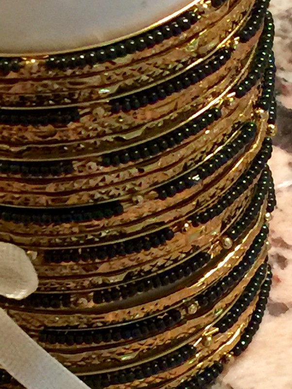 NWT $100 Amrita Singh Eileen 33 Stack Set Boho Bangle Bracelet Fashion Jewelry gallery