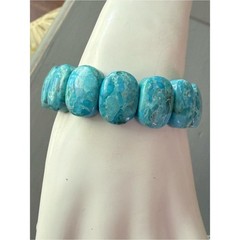 Turquoise Beaded Stretch Bracelet NEW