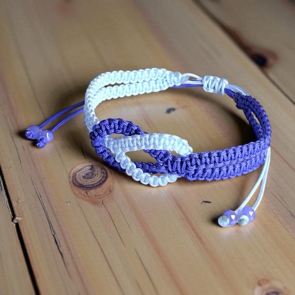 Handcrafted Unisex Infinity Macrame Bracelet Adjustable Gift Jewelry New Style 1