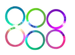 Colorful LED Flashing Blinking Bubble Bracelets (12 PACK) Light-Up Party Favors
