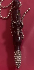 Rare Bullet 4 Peace Large Bullet Plated Silver Great Pendant