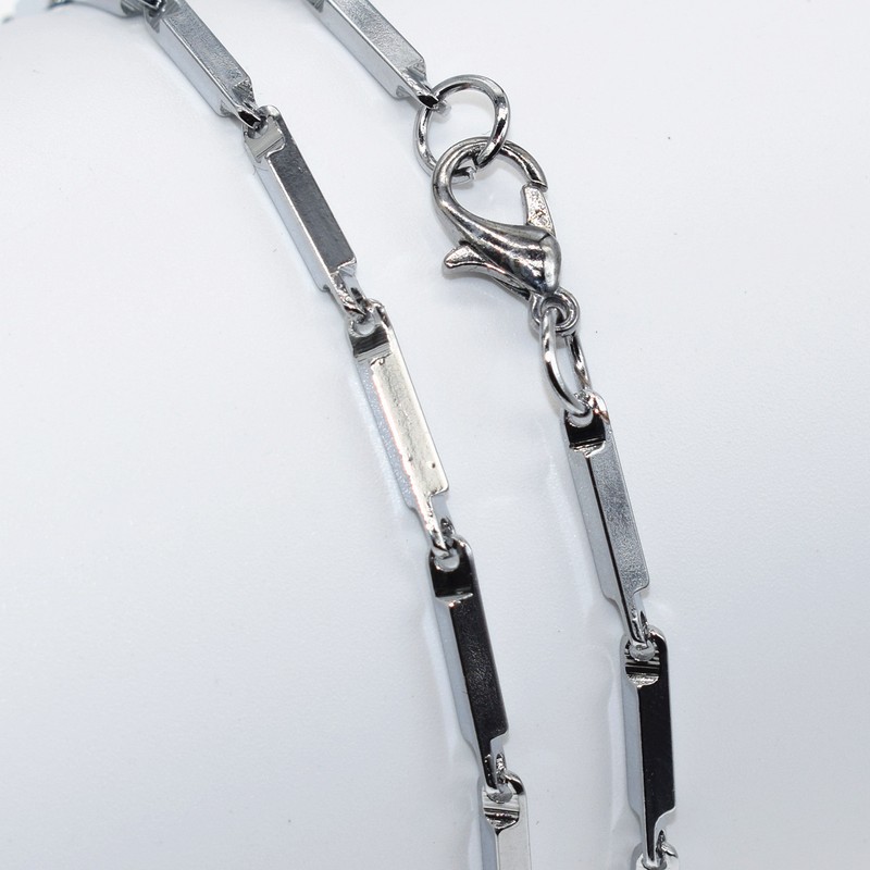 18Inches 2MM Stainless Steel Men'S Necklace Fashion Chain Neckalce Chain S21 gallery