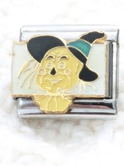 Authentic Casa D’Oro Scarecrow Wizard Of Oz Italian Charm Classic 9mm Link P113