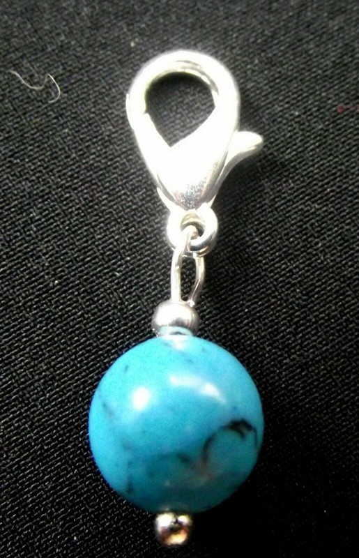 Clip on Gemstone Charms for Bracelet - Choice, Tiger Eye, Rose Quartz - Healing gallery