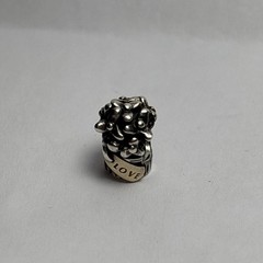 Pandora Moments Love Bouquet Flower Basket Sterling Silver & 14K Gold Charm ALE