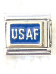 Authentic Zoppini USAF United States Air Force Italian Charm Classic 9mm A145