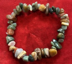 5-8 Mm Fancy Jasper Chip Bracelet