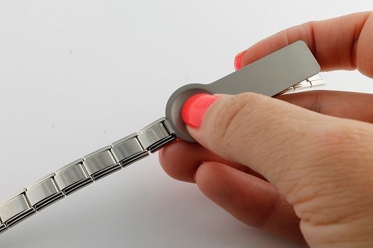 Shiny Stainless Steel 9mm Italian Charm Starter Bracelet And Opening Tool Set gallery