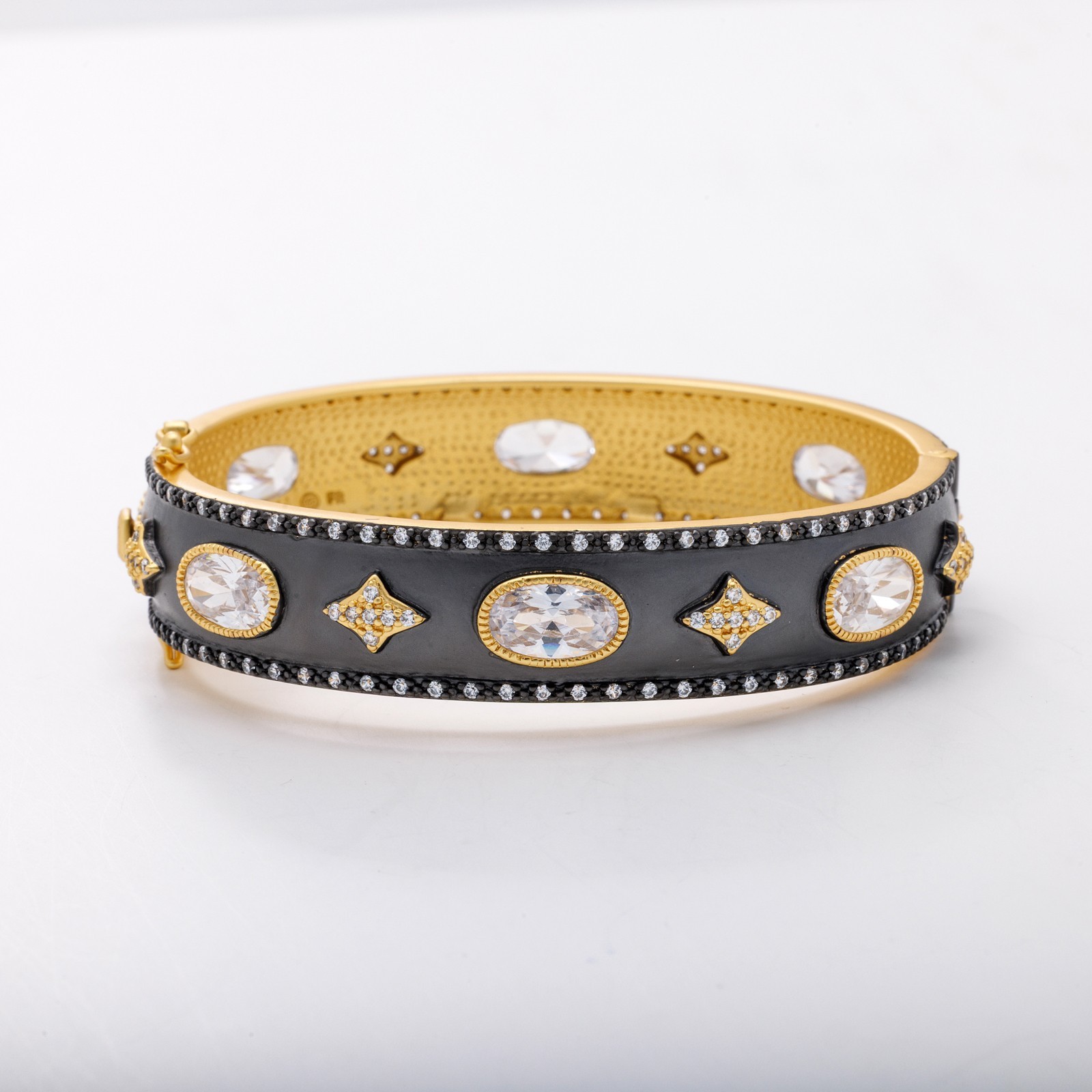 Freida Rothman Oh So Gorgeous Wide Hinge Bangle gallery
