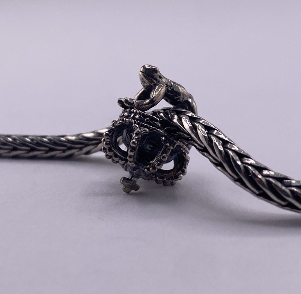 Elfbeads Frog Prince 925 Silver Bead New gallery