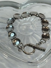 ✨ Kenneth Cole Reaction Silver Disc Toggle Bracelet ✨Substantial Charm