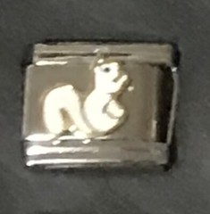 Squirrel Wholesale Italian Charm Enamel Link 9MM K50