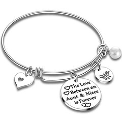 Aunt Bracelet From Niece Nephew Bangle Bracelet Gifts For Auntie Nieces Jewelry
