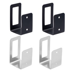4 Pcs Chopping Board Wall Hooks Shelf Bracket under Sink Organizer