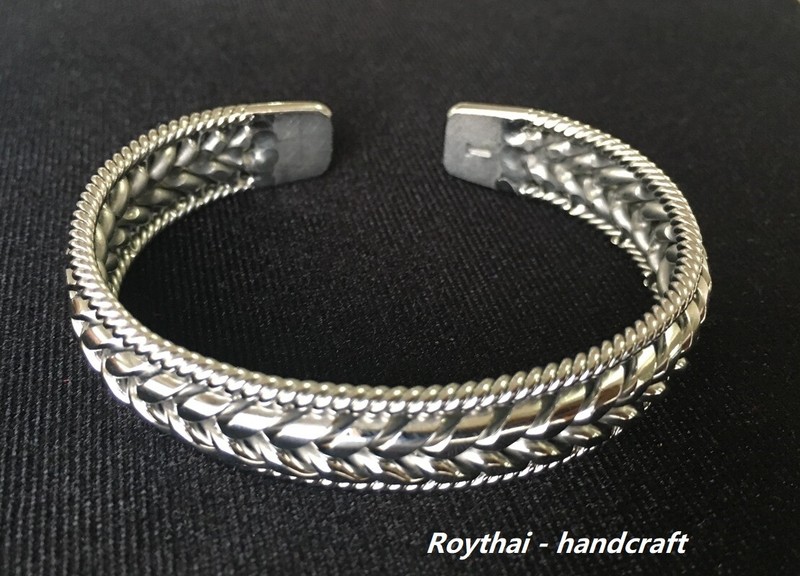 Bracelets Bangle Handmade Stainless Steel welding wire Silver Color #3 gallery