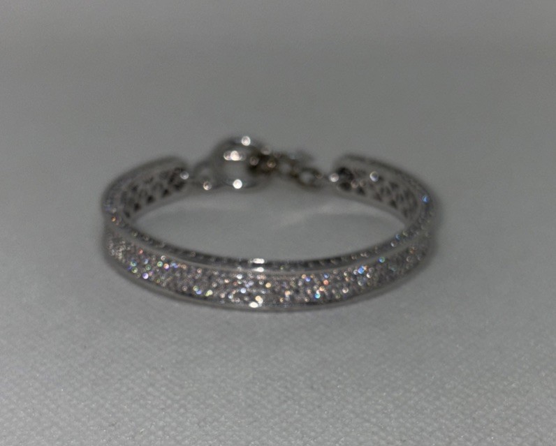Eddie Borgo Pave’ Zenith Cuff Bracelet EUC NF gallery