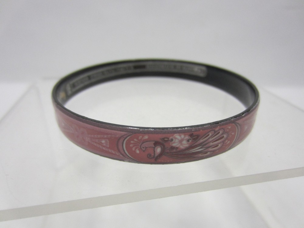 Michaela Frey Made in Austria Enameled Pink Bracelet