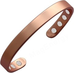 Pulsera de Cobre para Hombre y Mujer, 99,9% Cobre Puro