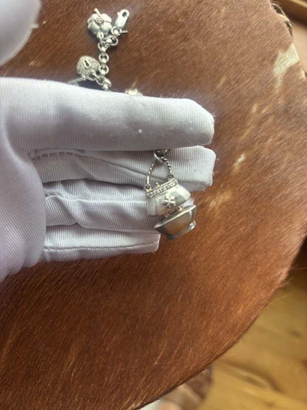 QVC Sterling Silver Charm Bracelet gallery