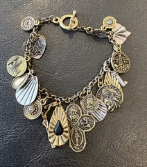 Accessorize vintage Multi charm bracelet.