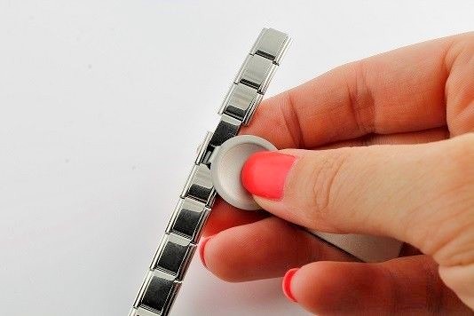 Shiny Stainless Steel 9mm Italian Charm Starter Bracelet And Opening Tool Set gallery