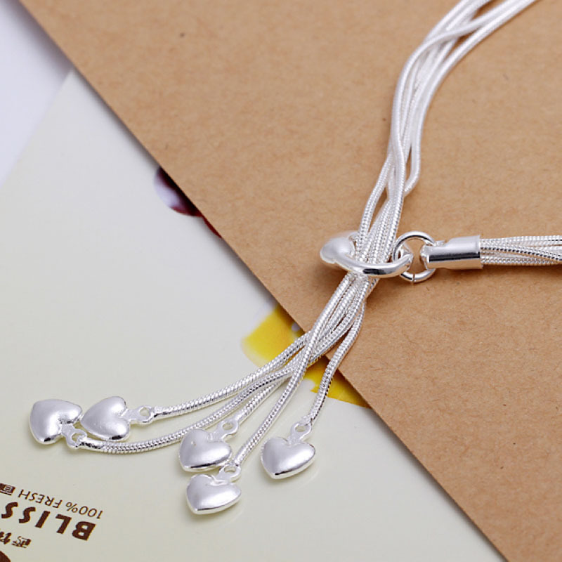Unisex Women 925 Sterling Silver Bracelet Chain Size 8 Inches 2.3MM Lobster L15 gallery