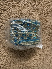 Indian Pakistani Traditional Metal Bangles Full Stone Work Festive Occasion Wear