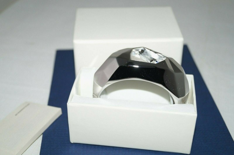 NWT Authentic DANIEL SWAROVSKI ATELIER SWAROVSKI JPG REVERSE Crystal Bangle gallery