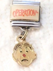 Authentic Casa D’Oro Operation Game Italian Charm Classic 9mm Link G232
