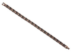 Copper Magnetic Link Bracelet Copper Plated Arthritis Therapy Bracelet Flower