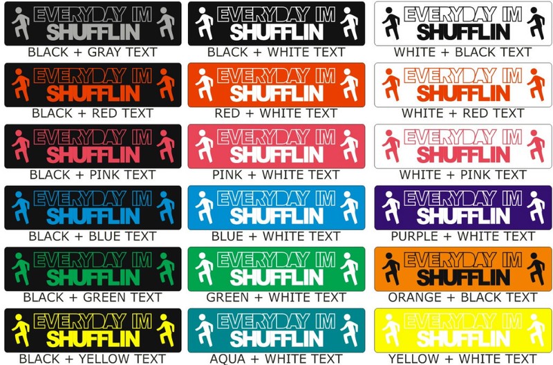 18 Color Choices | Everyday I'm Shuffling Wristband | EVERYDAY IM SHUFFLIN Band gallery