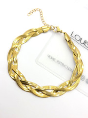 Louise Carter Palm Beach Bracelet 14k gold PVD 6.5in. + 1in.