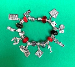 GAMBLING/BINGO/Casino/VEGAS/Lottery/CARDS &~3 Charm BRACELETs 4 U 2 choose
