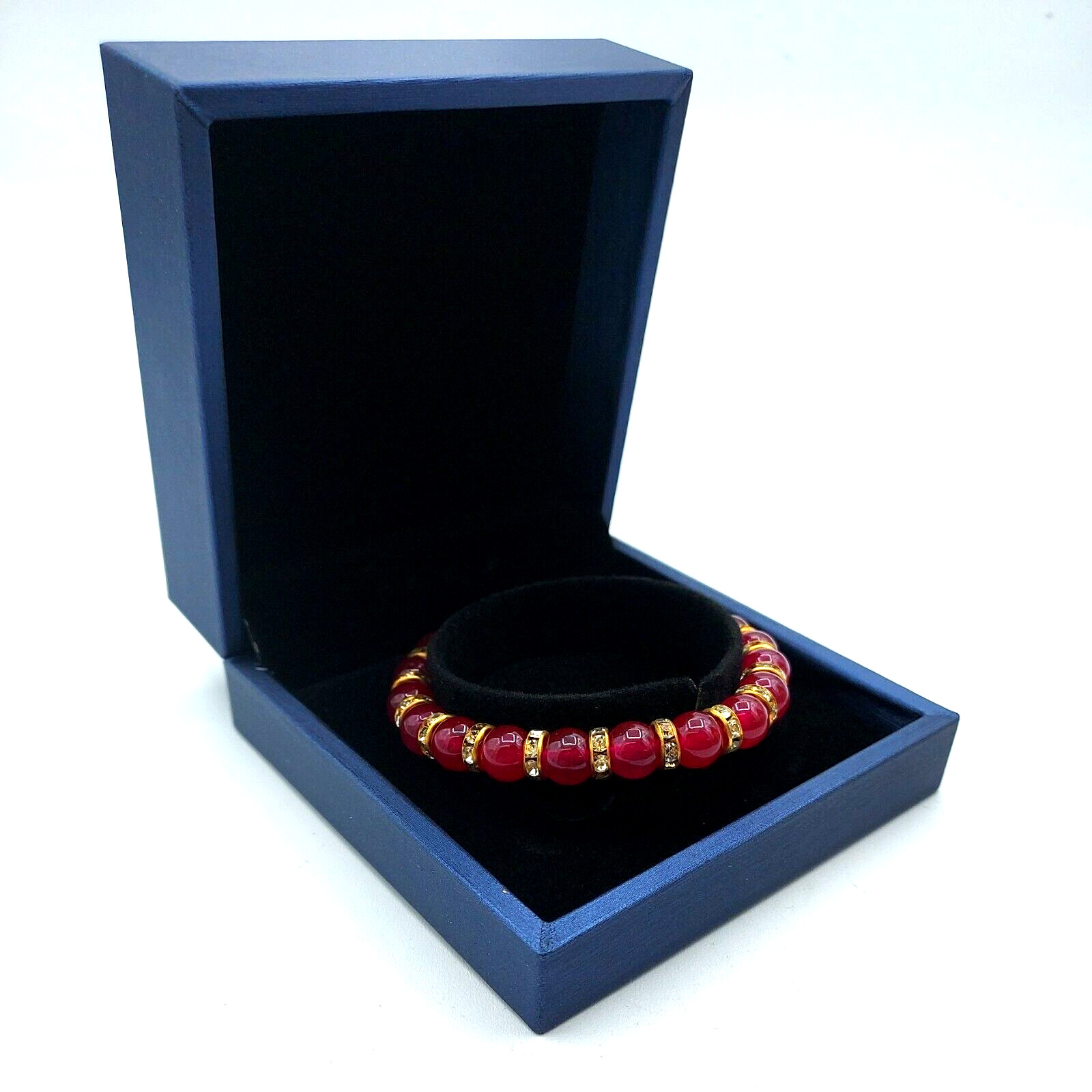 Plant Gift Beaded Bracelet Agate 8mm gallery