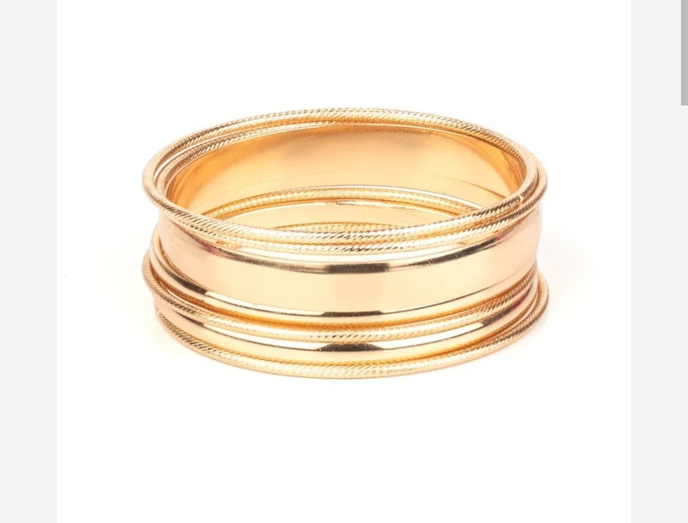 Paparazzi Sahara Shimmer Gold Bracelet - New